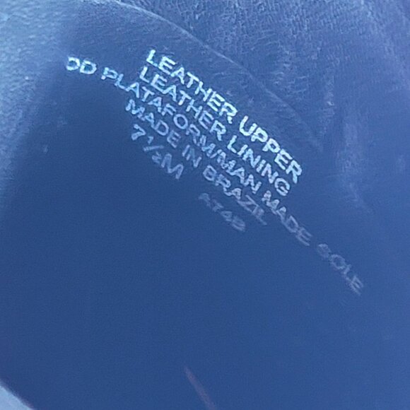 Tory Burch Brayden Perforated Leather Logo Slingback Wood Clogs. Size 7.5M - Picture 11 of 11